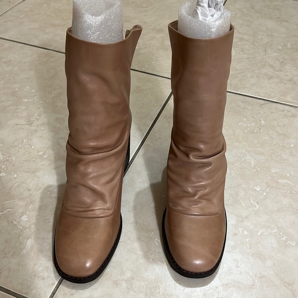 ❤️❤️❤️Chelsea & Violet high heel bootie, cognac